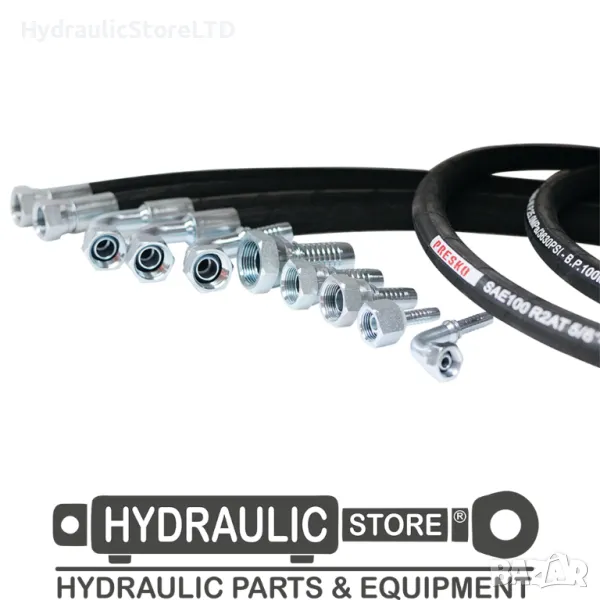 Хидравличен маркуч за високо налягане PRESKO HP 3/4” - 2000mm 00°- 00°, снимка 1