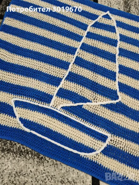 бебешко плетено одеяло, снимка 1