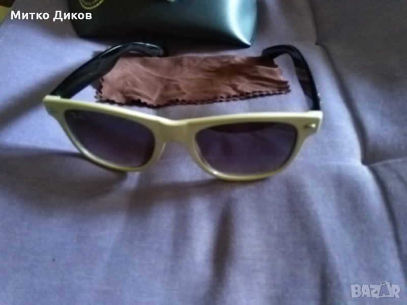 Рейбан очила в кутия с кърпичка-става за колан, снимка 1