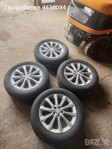 Джанти със зимни гуми 255/55/18 за Мерцедес / Mercedes W166 ML / GLE, снимка 1