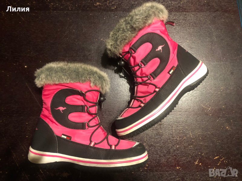Ликвидация 20лв. / Момичешки зимни боти KangaROOS (апрески), снимка 1