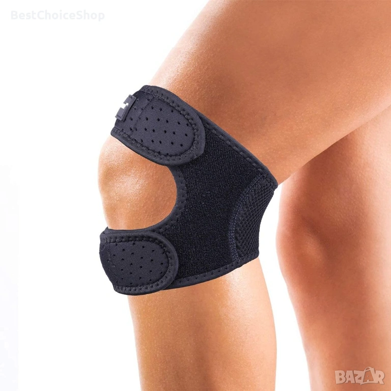 Компресионна наколенка за патела Регулируема поддръжка за облекчаване на болка, снимка 1