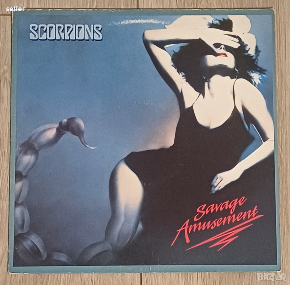 Scorpions ‎– Savage Amusement Издание 🇬🇧 UK 1988г Състояние на винила:като звук и двете страни са , снимка 1