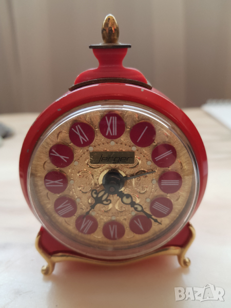 Стар будилник Jerger west germany, снимка 1