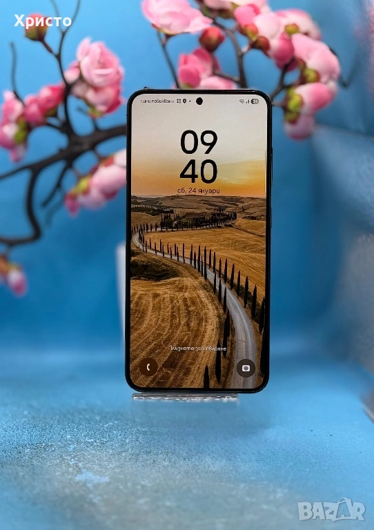 Samsung Galaxy S24, Dual SIM, 8GB RAM, 128GB, 5G, Onyx Black, снимка 1