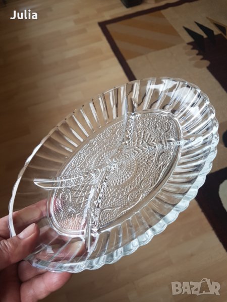 Нови! Стъклени плата за ордьовър, снимка 1