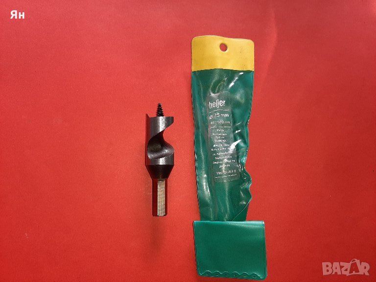 Качествено Усукано Спираловидно Свредло Бургия за Солидно Дърво/Греди/Талпи-25мм , снимка 1