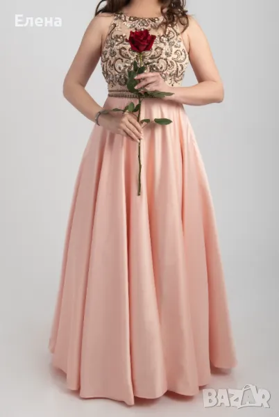Продавам розова бална рокля, снимка 1