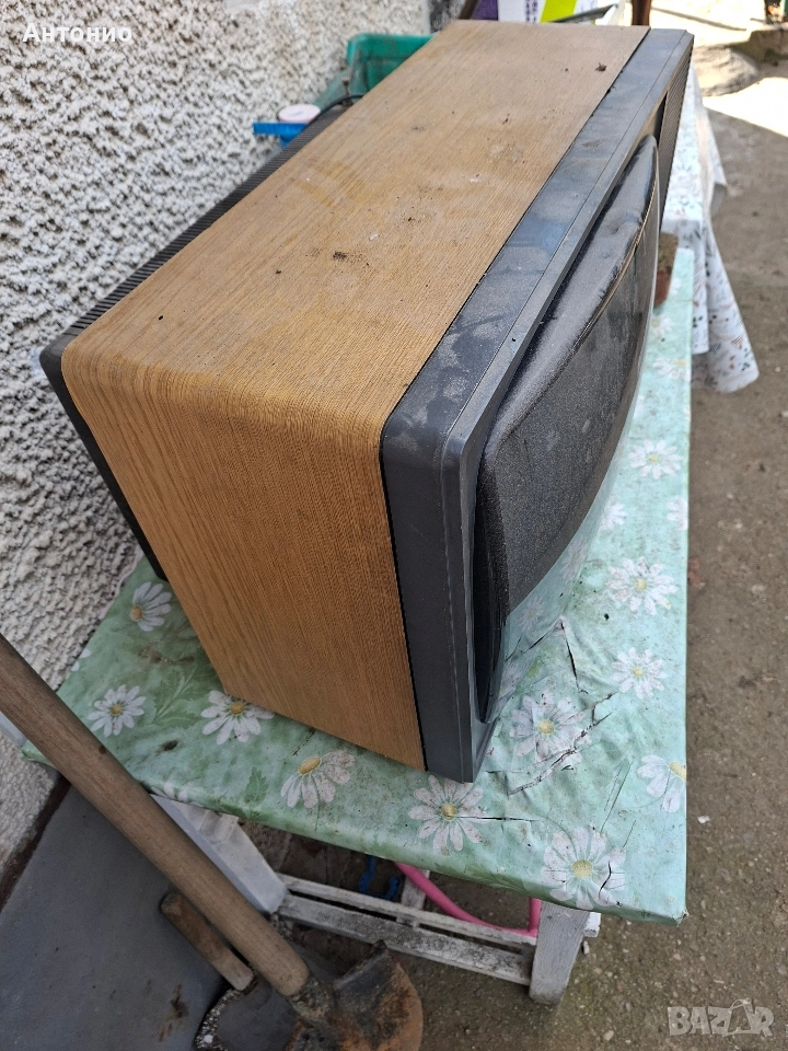 дървена закачалка,телевизор, снимка 1