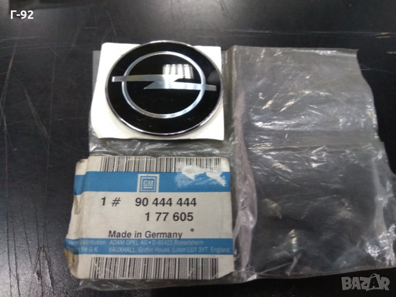 177605**90444444**Нова емблема за капака на багажника на Opel CORSA-B + TIGRA-A, снимка 1