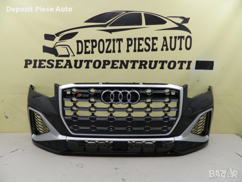 Предна броня Audi Q2 S-LINE / SQ2 Фейслифт, 2020, 2021, 2022, 2023, 2024, оригинален код 81A807437G, снимка 1