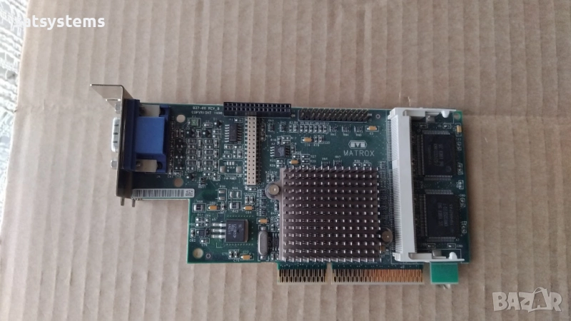 Видео карта Matrox MGI G2+ /MILN/8/CPQ 8MB SDR 64bit AGP, снимка 1