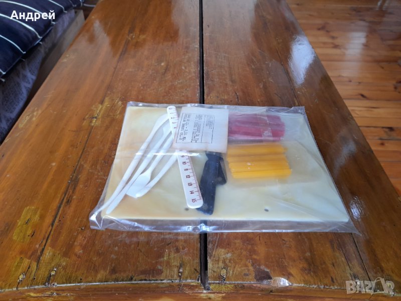 Стара дъска, комплект за работа с глина и пластелин, снимка 1