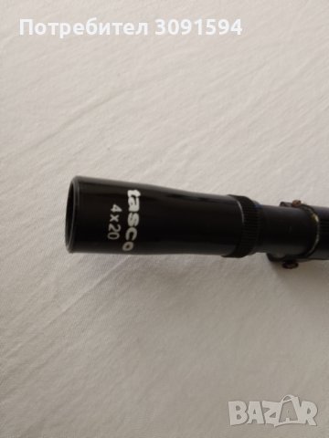 Tasco 4x20 tasco 4x20 оптика за малокалибрено или въздушно оръжие, не се вижда много добре или е за , снимка 12 - Антикварни и старинни предмети - 42748870