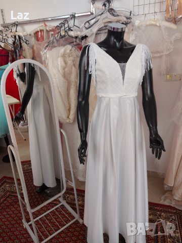 бюджетна сватбена булчинска рокля, снимка 4 - Сватбени рокли - 37960055