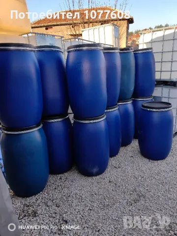 КАЧЕСТВЕНИ И ДЕБЕЛОСТЕННИ СИНИ БИДОНИ 120/160/220 ЛИТРА! , снимка 1