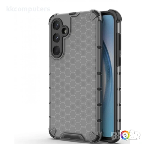 Samsung Galaxy A55 5G Силиконов Калъф Honeycomb TPU и Протектор