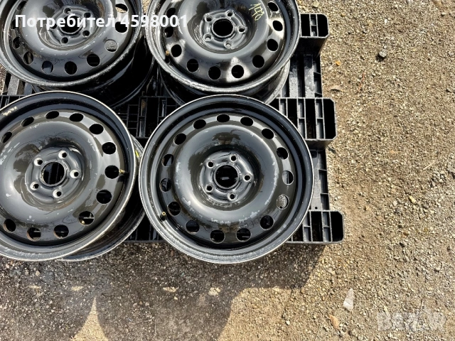 4бр.Оригинални джанти 16цола 5x108 за Renault Kangoo(2013-2022), снимка 4 - Гуми и джанти - 53874795