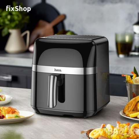 HOCO Air Fryer 8L – Сензорен екран – 1700W – Черен – Ново