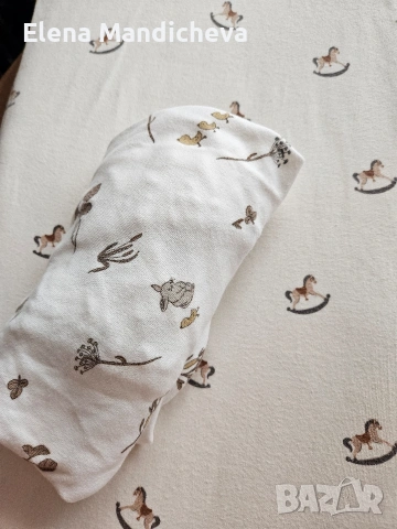 Чаршаф с ластик Чаршаф за легло Чаршаф за бебешка кошара повивалник с ластик памук и микрофибър, снимка 4 - Кошарки - 54213296