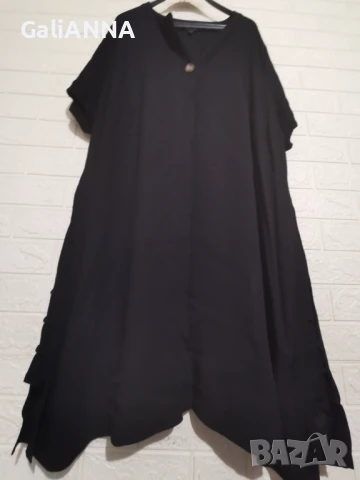 СТРАХОТНА ЕФИРНА РОКЛЯ ВИСКОЗА 3XL-5XL, снимка 7 - Рокли - 50926900