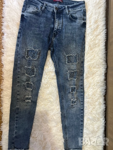 Дамски дънки , снимка 3 - Дънки - 54359591