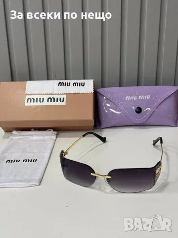 Miu Miu Слънчеви Очила С UV400 Защита - Различни Цветове Код SEM-611, снимка 2 - Слънчеви и диоптрични очила - 55894106