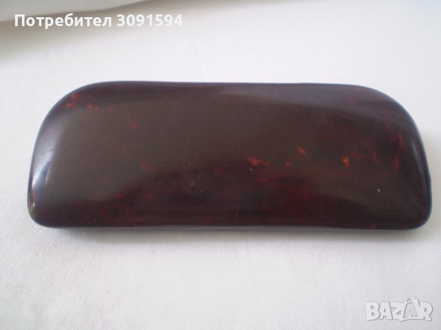 Стара калъфка за очила целулит цвят бордо, снимка 6 - Антикварни и старинни предмети - 37331998