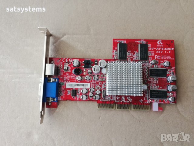 Видео карта ATi Radeon Gigabyte Maya R9000 Pro 64MB DDR 128bit AGP, снимка 1 - Видеокарти - 35027348