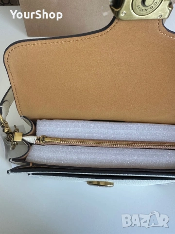 Чанта Coach Tabby 20 CY201 Екрю, снимка 8 - Чанти - 54048677