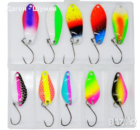 Комплект от 10 бр. клатушки в кутия - 2 гр. и 3 гр.