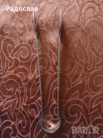 стара английска щипка за сервиране 