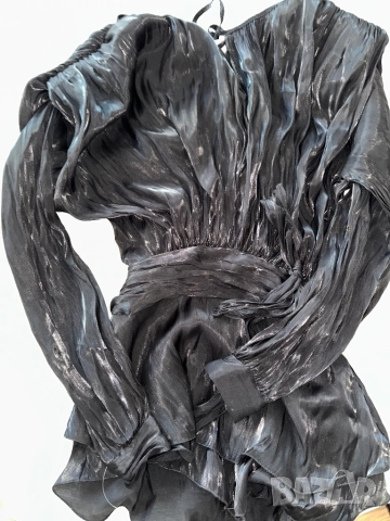 Гащеризон тип течен сатен с колан, снимка 3 - Гащеризони - 52592076