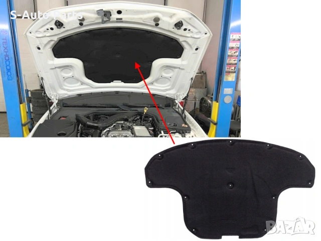 Изолация за преден капак на Mercedes E-Class W213 (2016-2023) 2136820026, снимка 3 - Аксесоари и консумативи - 54040075