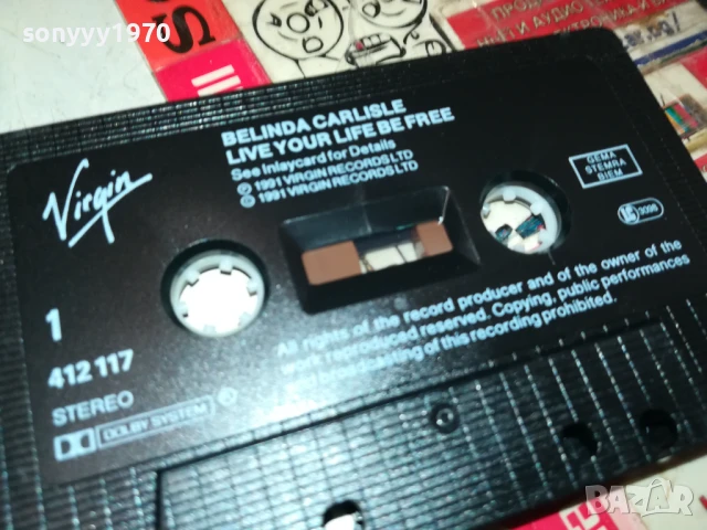 BELINDA CARLISLE-ORIGINAL TAPE 1408251540, снимка 4 - Аудио касети - 51366733