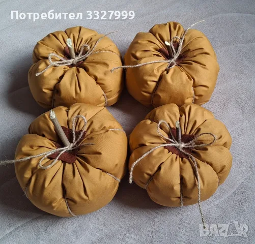 Тиква от плат за Хелоуин