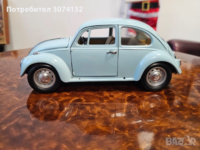 Метална колекционерска количка Volkswagen Beetle 1967, снимка 4 - Колекции - 53209297
