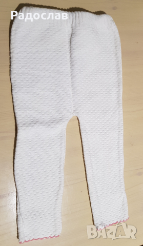 Бял комплект фанела и панталон плетени 1 - 2 год, снимка 6 - Комплекти за бебе - 36498166