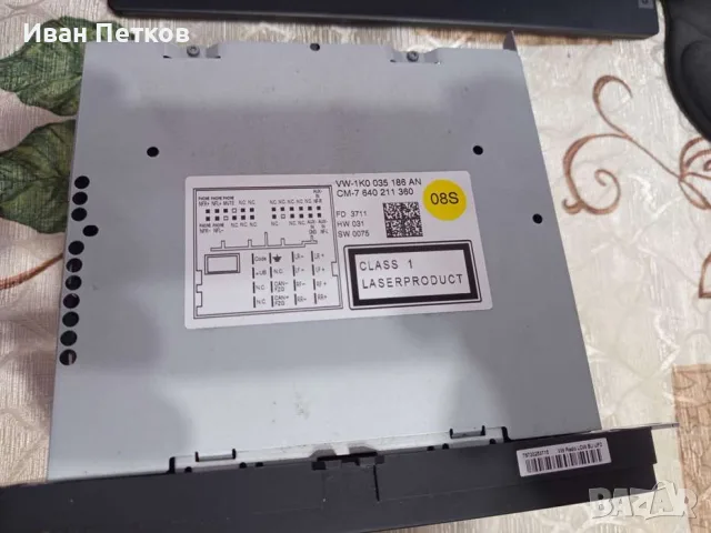 Оригинално радио за VW RCD 310 (след 2011 г.) - Черно-бял дисплей, снимка 3 - Части - 55981878