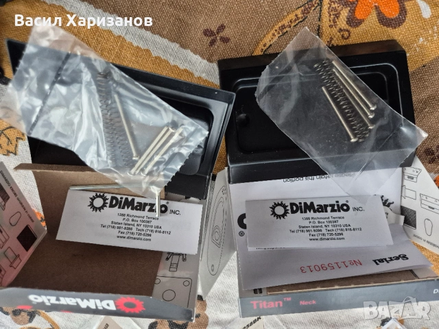 DiMarzio Titan Set – DP259FBK Bridge & DP258BK Neck (Black), снимка 4 - Китари - 53952989