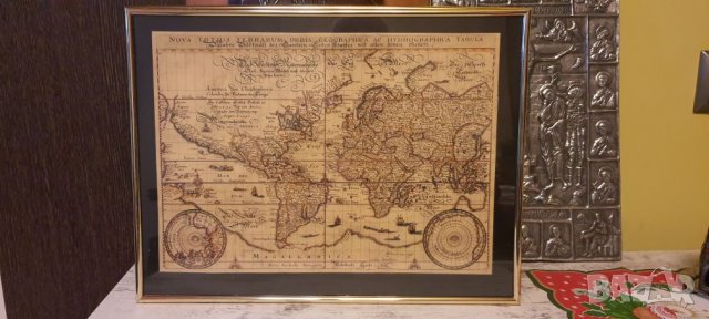 Картини Стари географски.карти 5броя, снимка 4 - Картини - 31367888