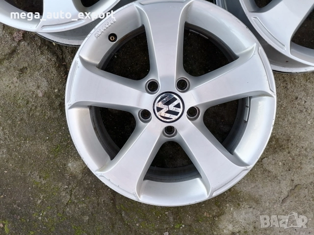 4 бр. оригинални джанти за Vw,Audi, Skoda 5X112 mm 16 цола, снимка 5 - Гуми и джанти - 52743051