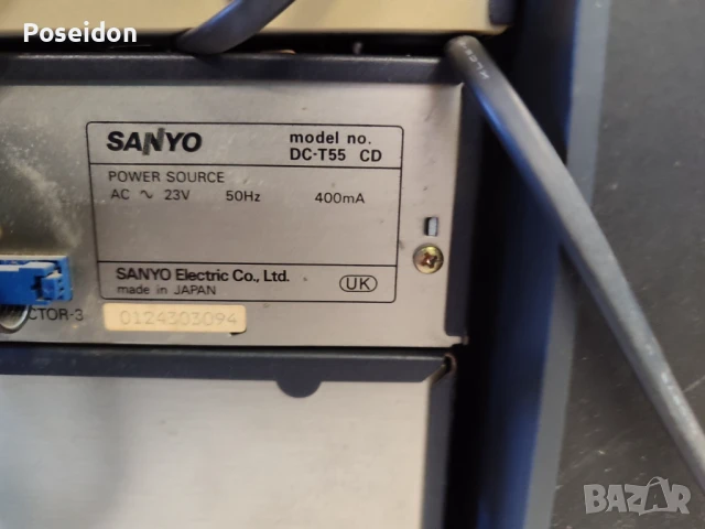 Sanyo DC-T55 Аудио Система, снимка 5 - Аудиосистеми - 51031147