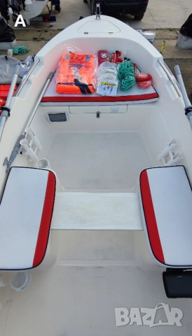 Лодка Safter 450 (2020г.), Yamaha 25кс(2023г., 456 часа), Garmin Striker Plus 7sv, снимка 6 - Воден транспорт - 52660408