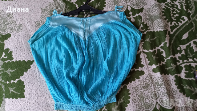 Блузка памучен кенар, снимка 2 - Туники - 44575348