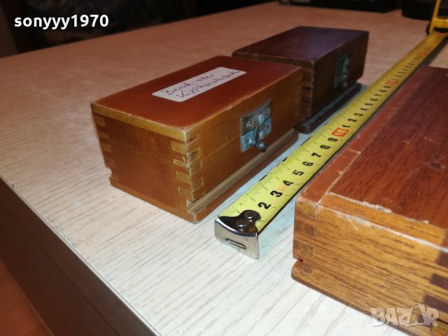 дървени кутиики 3бр от германия 1410211200, снимка 8 - Антикварни и старинни предмети - 34459810