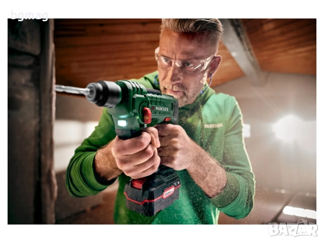 Parkside 20V акумулаторен перфоратор PABH 20-Li D4, снимка 4 - Перфоратори - 51878929