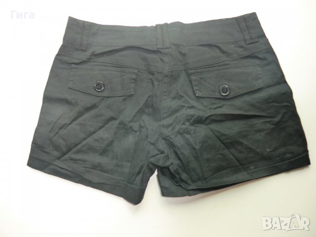 Черни къси панталонки, снимка 2 - Къси панталони и бермуди - 37089249