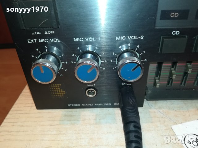 sony stereo mixing ampli-made in japan-120v/60hz, снимка 4 - Ресийвъри, усилватели, смесителни пултове - 30256581