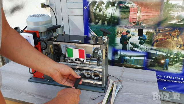 Нова Електрическа белачка за кабели до 40мм 750W. ITALY Добив на мед, алумин, снимка 6 - Други машини и части - 51399228